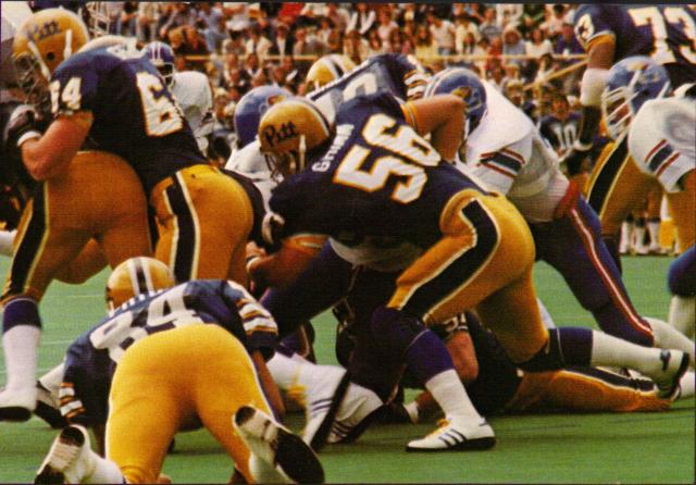 NFL Hall of Famer Rickey Jackson receiving diploma from Pittsburgh