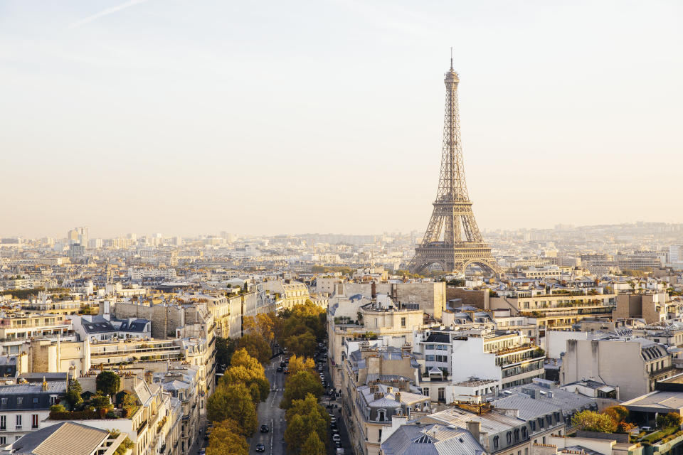 The Eiffel Tower is a stunning sight during the day, but special views are offered at different times during the night. (Photo: Alexander Spatari via Getty Images)