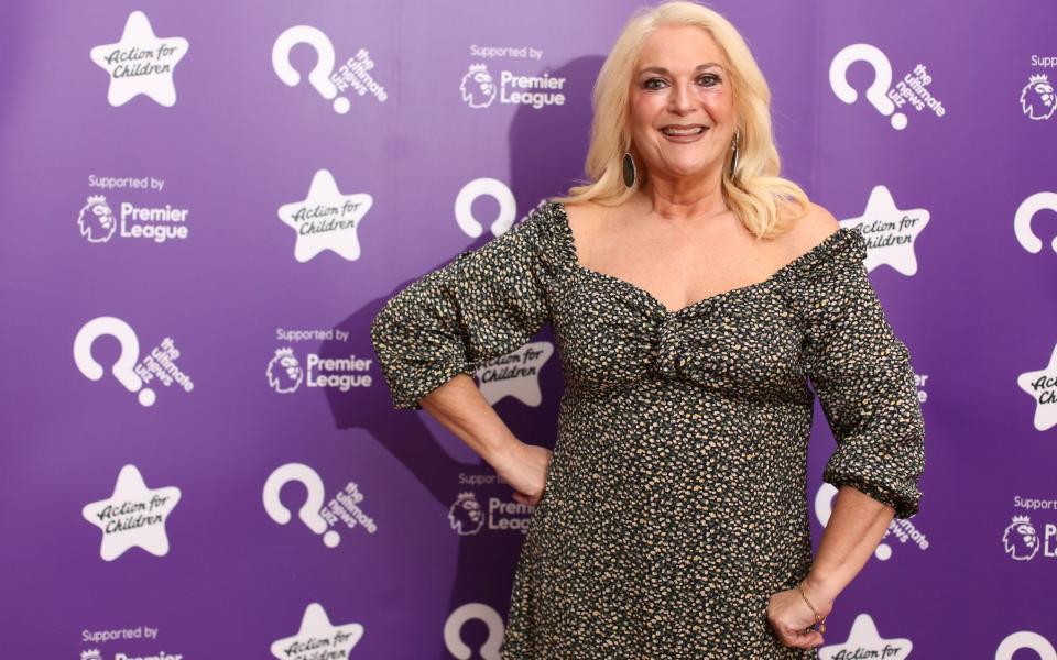 Vanessa Feltz attending the Action for Children's The Ultimate News Quiz 2022 - PA