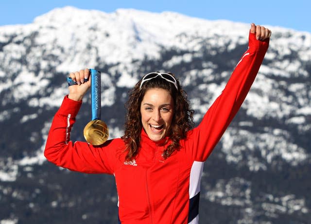 Amy Williams returns home