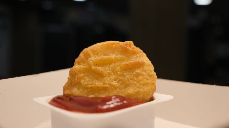 A McDonald's chicken nugget