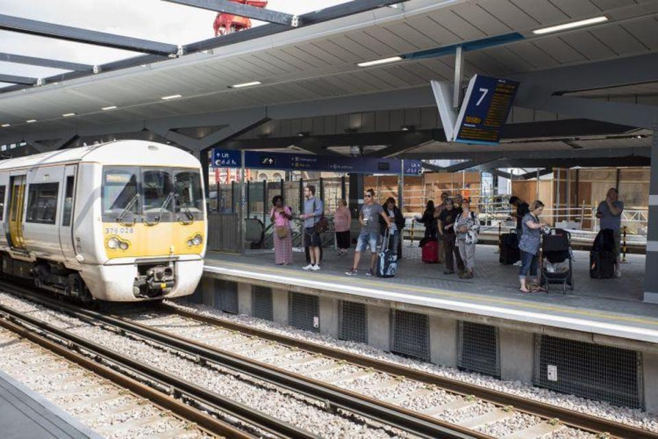 The platforms at London Bridge station (PA)