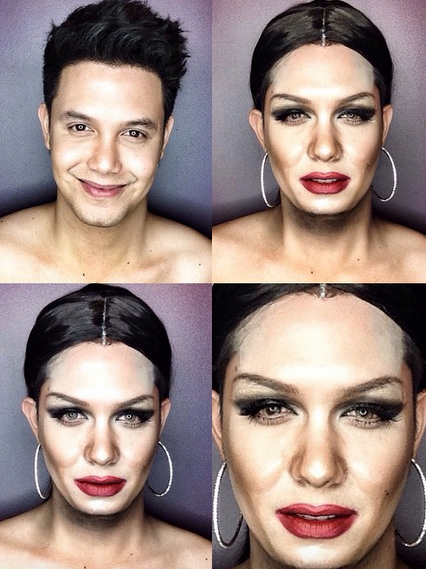 Makeup artist Paolo Ballesteros transforms himself into Jessie J.