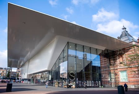 Exterior of the Stedelijk Museum is seen in Amsterdam