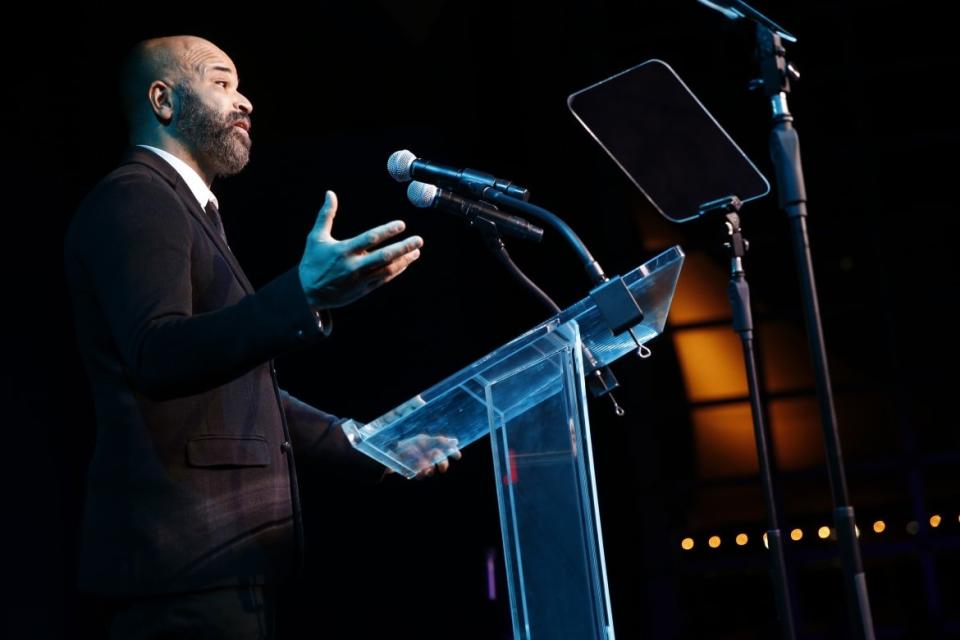 <div class="inline-image__caption"><p>Jeffrey Wright speaks on stage during IAVA 12th Annual Heroes Gala in New York City.</p></div> <div class="inline-image__credit">Brian Ach/Getty</div>