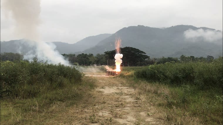 水利署表示，昨日8水庫同步進行人工增雨，   圖：經濟部水利署／提供