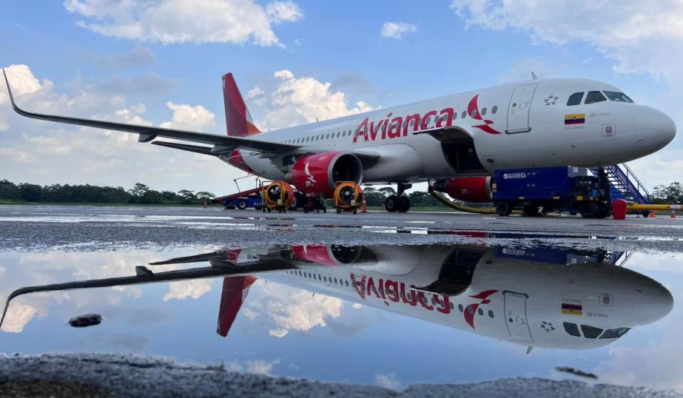 Extienden vuelos de Avianca entre Bogotá y Villavicencio hasta el próximo 12 de agosto en apoyo a la contingencia terrestre. Imagen: Cortesía Avianca.