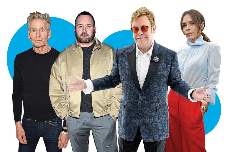 Celebrity book club: Calvin Klein, Kim Jones, Sir Elton John and Victoria Beckham all get the idea (ES)