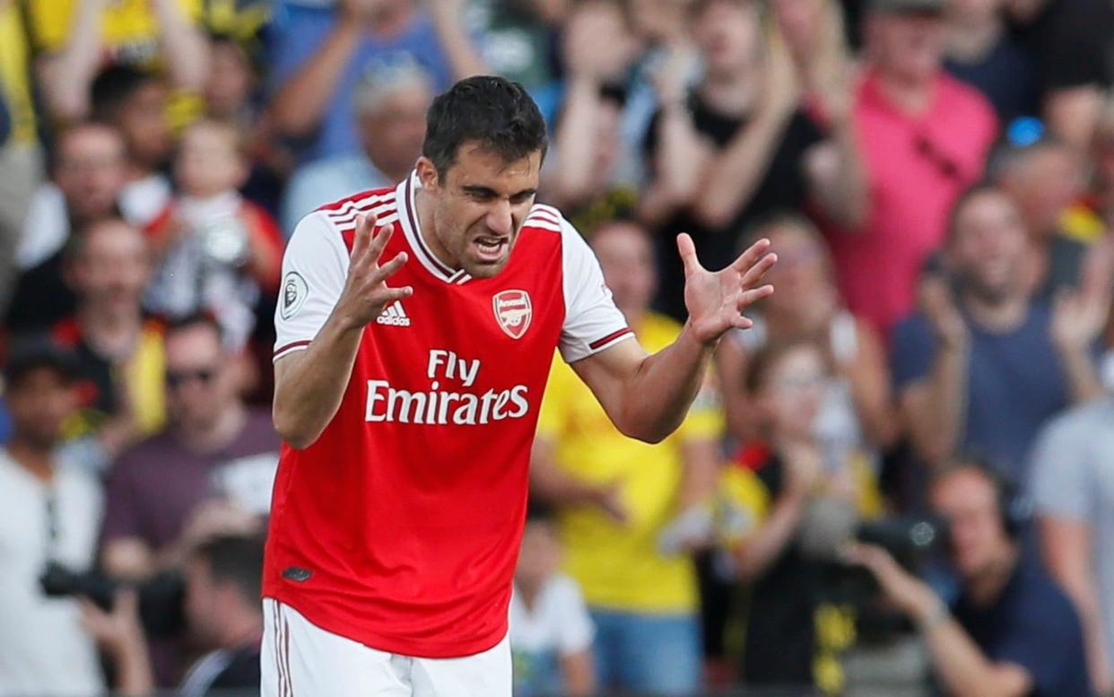 Sokratis vents his frustration - REUTERS