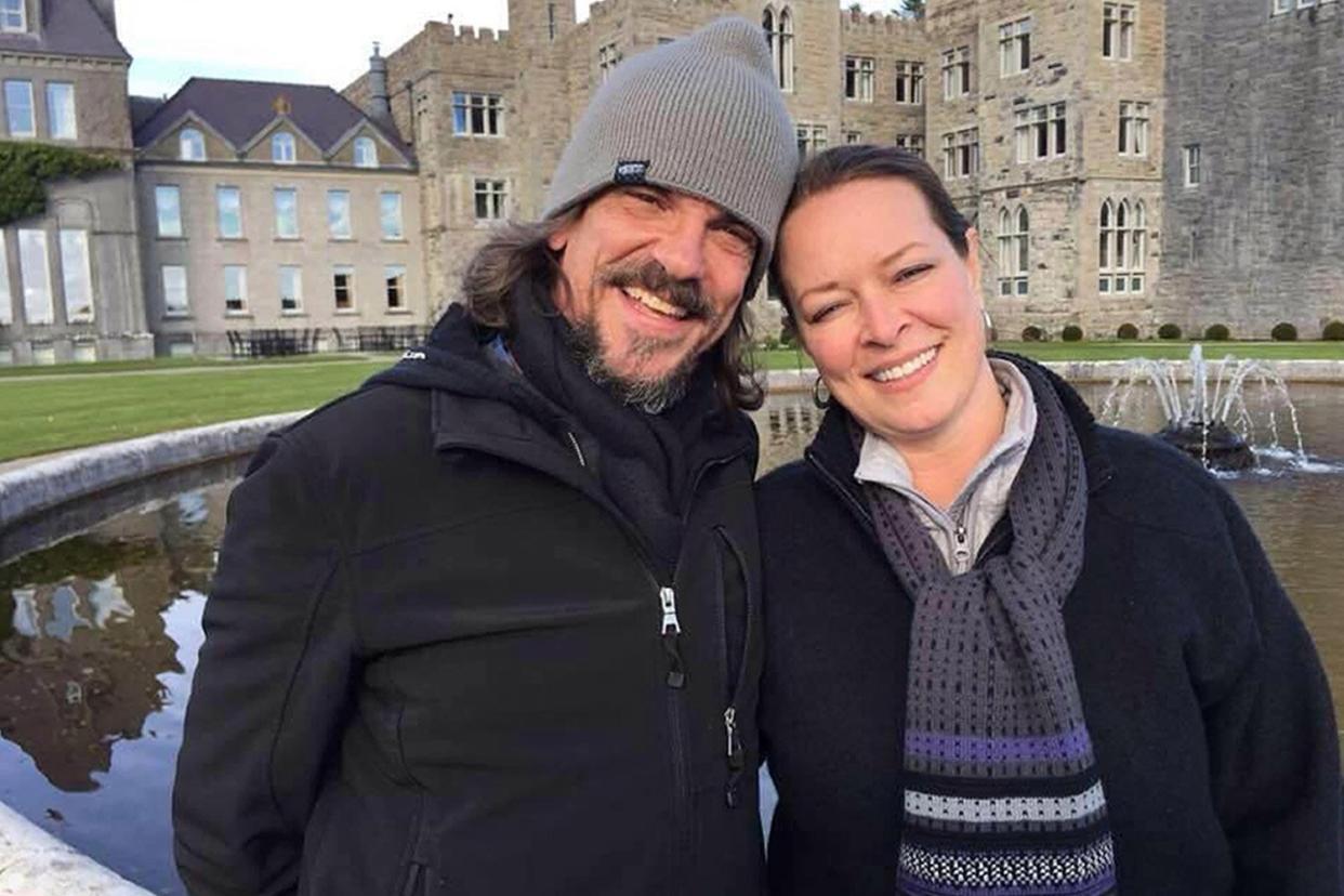 Kurt Cochran and his wife Melissa, who is in hospital: PA