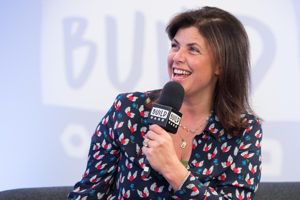 Kirstie Allsopp during a BUILD event at AOL London on September 28, 2018 in London.