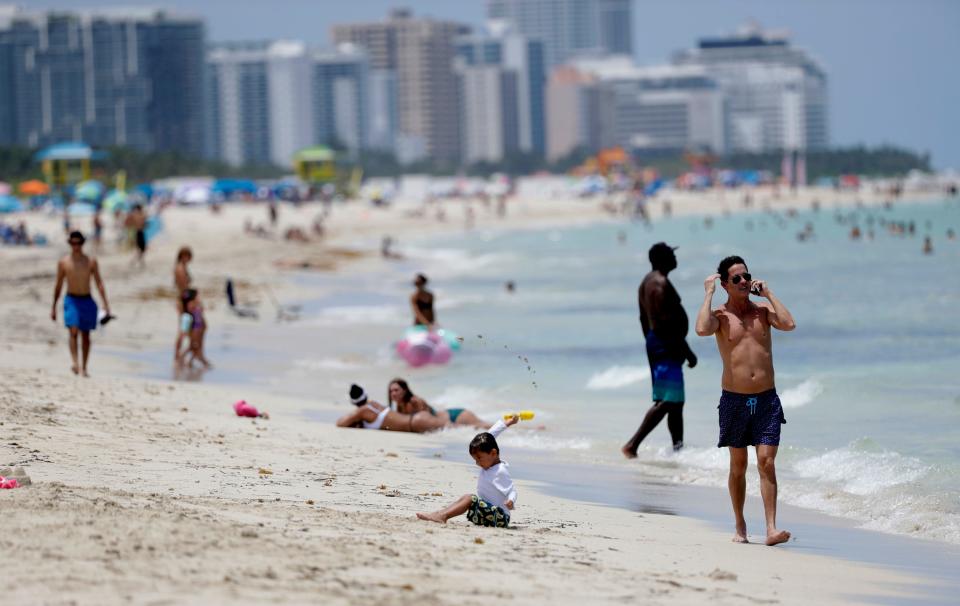 South Beach in Miami Beach is among the most famous beaches in the world.