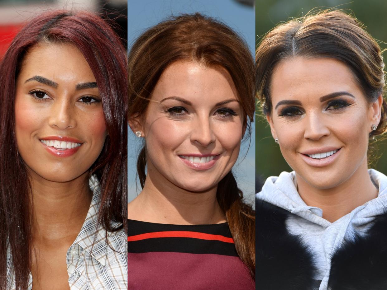 Chantelle Heskey (L) and Danielle Lloyd (R) have defended Coleen Rooney in her spat against fellow WAG Rebekah Vardy (Anthony Devlin/Claire R Greenway/Karwai Tang/Getty Images)