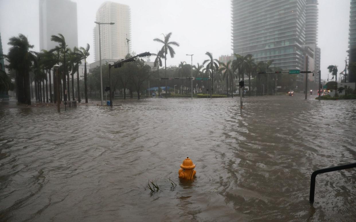 Hurricane Irma: Flooding in Miami's Brickell neighborhood - REUTERS