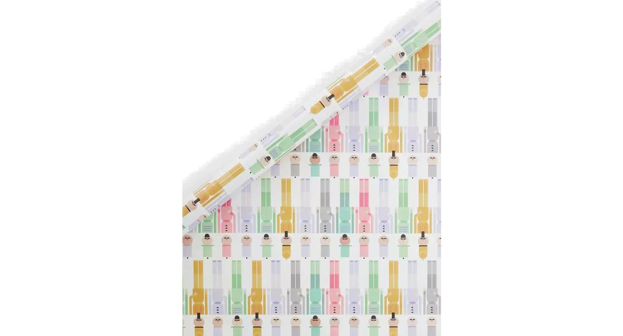 Technicolour Supernature Nutcracker Extra Wide Gift Wrap (John Lewis & Partners)