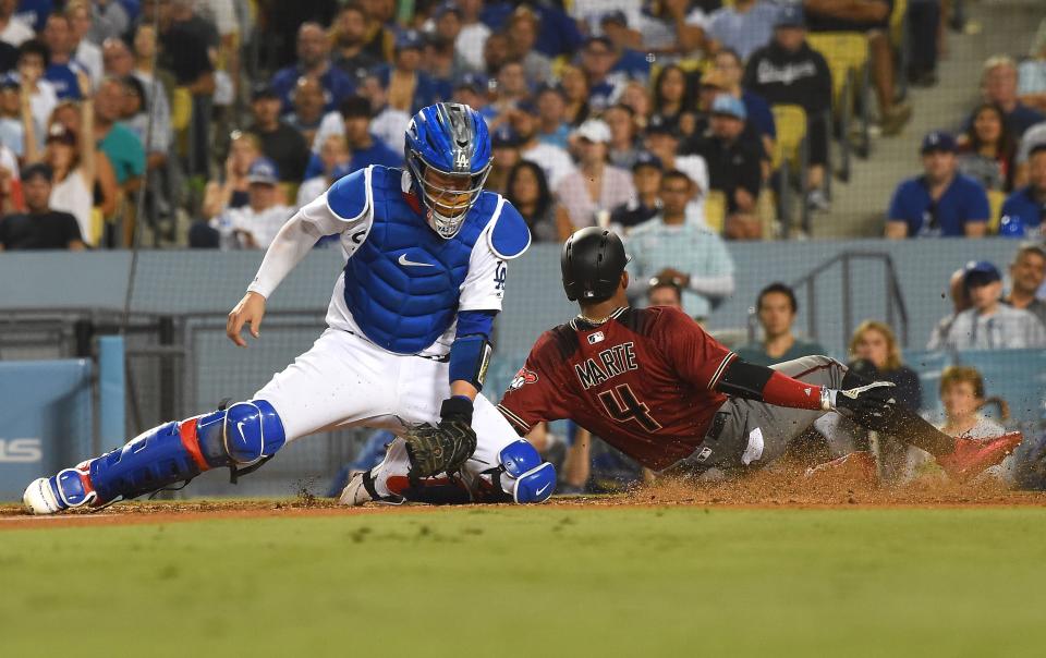 The Diamondbacks slid by the Dodgers for their 13th straight win on Wednesday, but still missed out on an MLB record. (Getty Images)