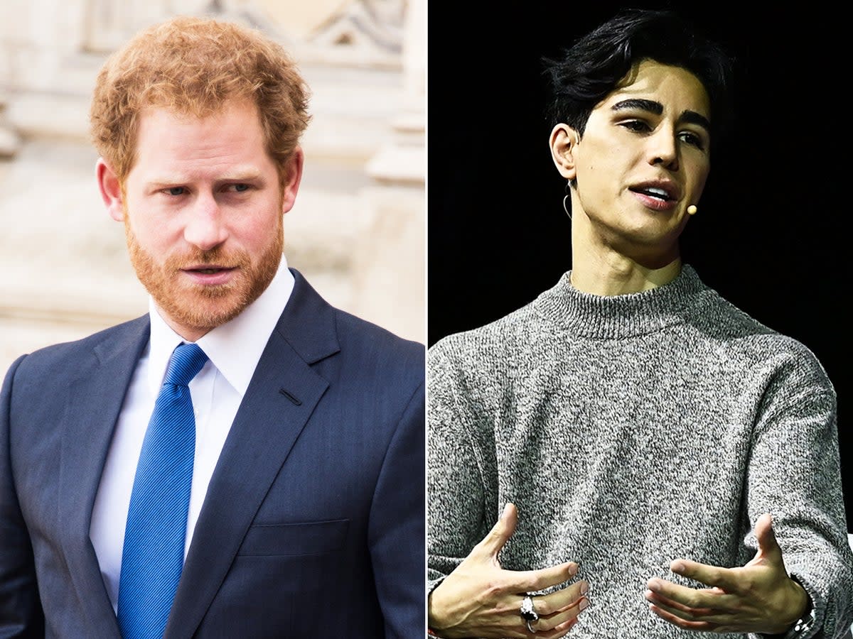 Prince Harry (left) and journalist Omid Scobie (right)  (Getty/Web Summit/CC BY 2.0)