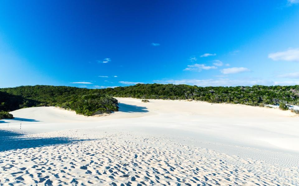 Fraser Island is a Unesco World Heritage-listed landmass formed entirely of sand - bjuerges