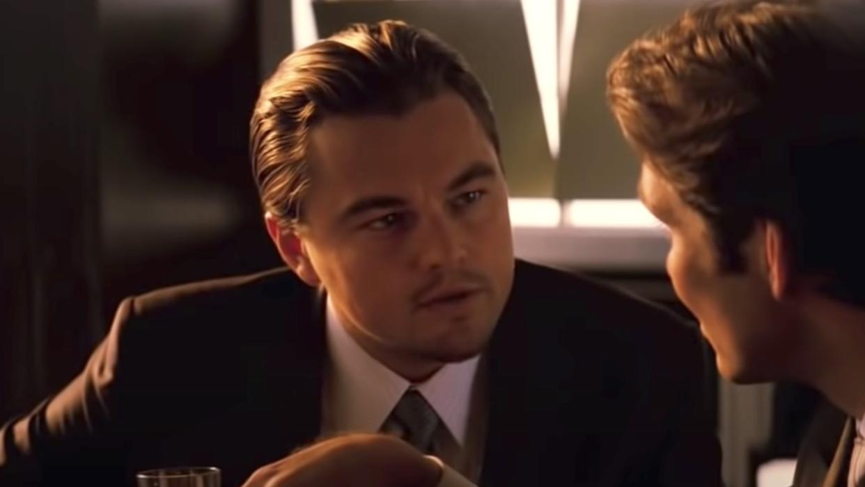  Leonardo DiCaprio in Inception. 