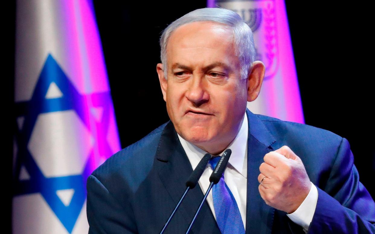 Mr Netanyahu is on course to become Israel's longest-serving prime minister - AFP