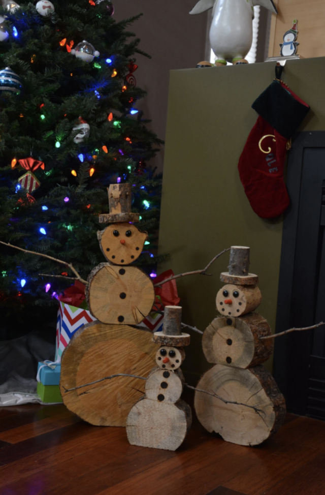 42Pcs Snowman Decoration Making Kit Christmas Snowman Dress Up Set Win