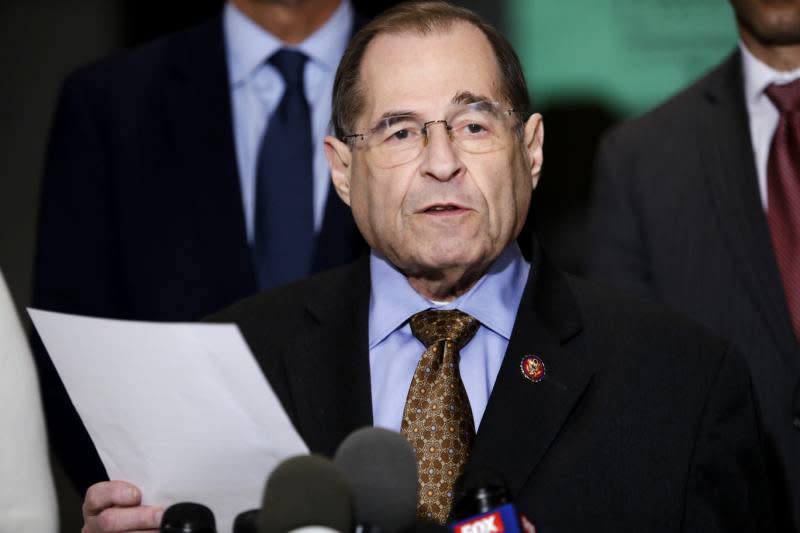 New York Rep. Jerry Nadler at a news conference Wednesday. (Photo: Frank Franklin II/AP)