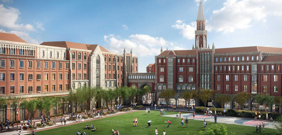 <p>The USC Village is shown in this rendering. (Photo: University of Southern California) </p>