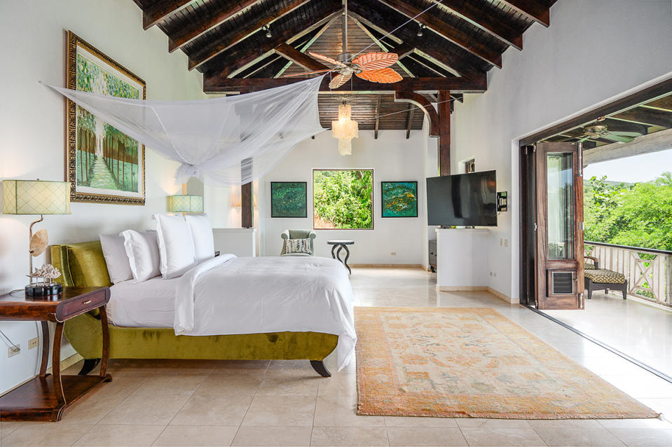 Sugarbird Villa #1725, Stewart's Estate, at Four Seasons Resort Nevis primary bedroom