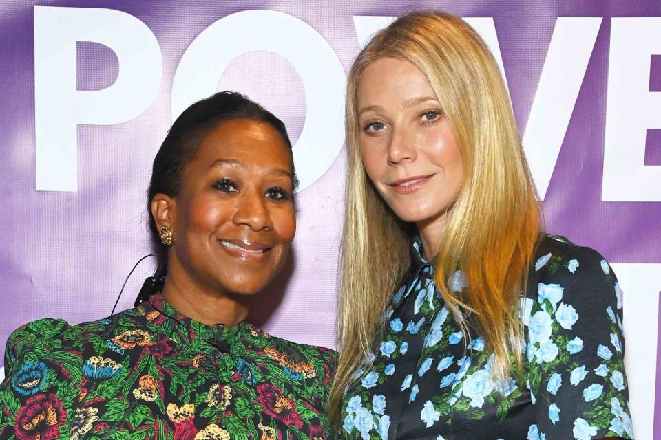 <p>Araya Doheny/Getty</p> Nicole Avant and Gwyneth Paltrow at the Beverly Wilshire