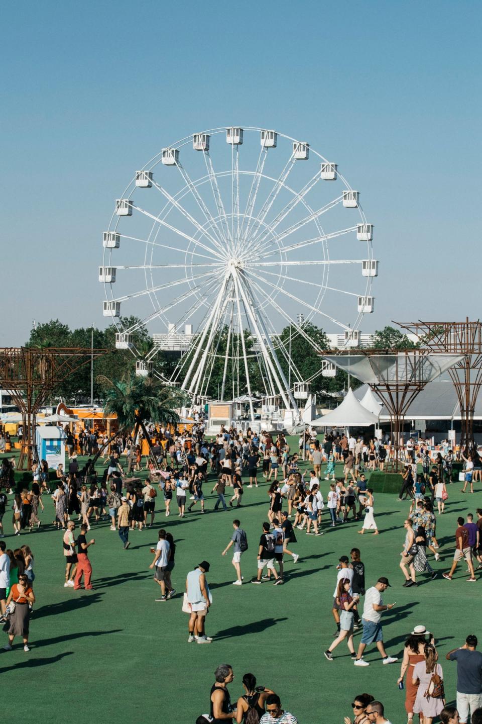 Mad Cool’s Coachella-esque ferris wheel (Paco Poyato)