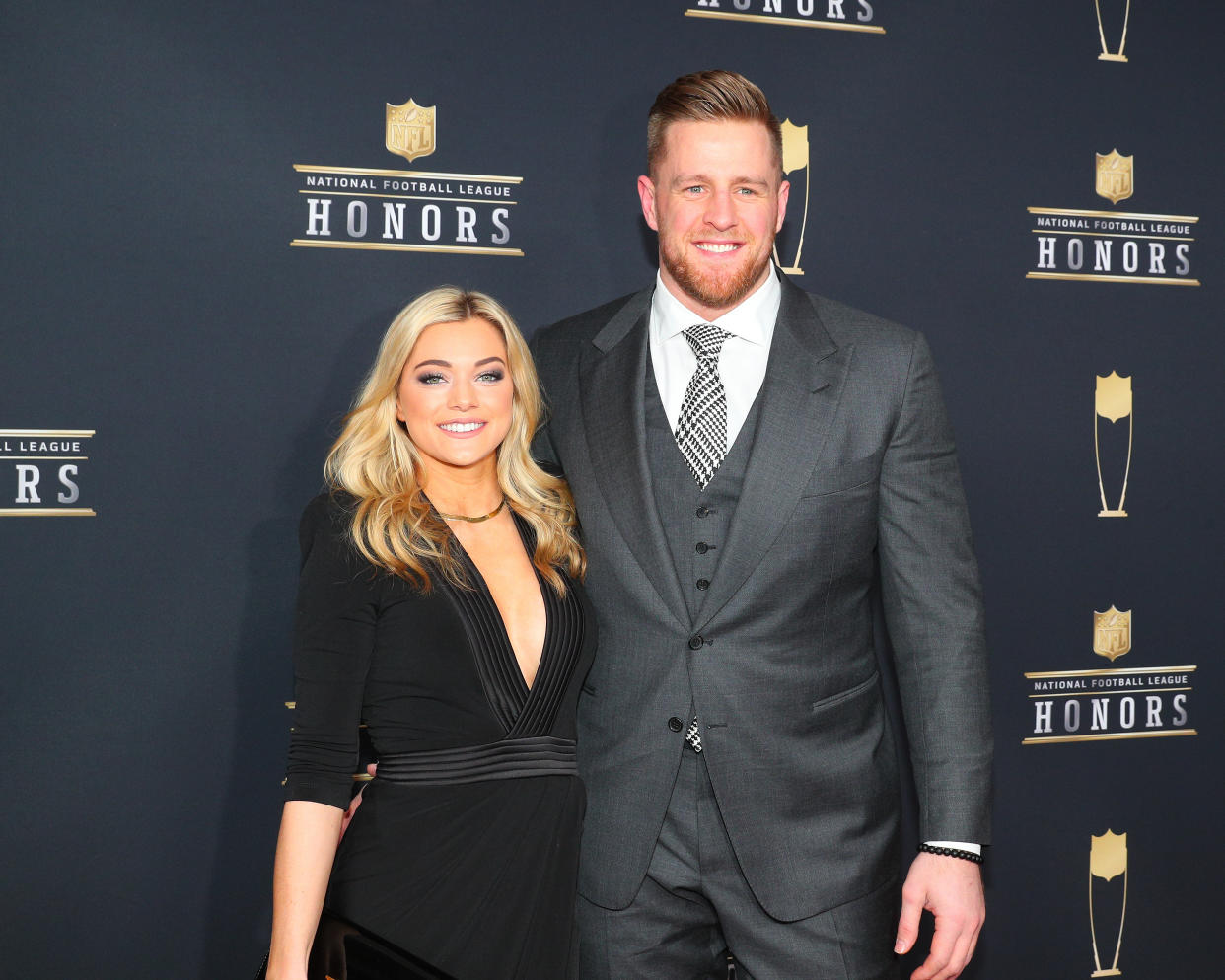 JJ Watt and Kealia Ohai tied the knot in the Bahamas. (Photo by Rich Graessle/Icon Sportswire via Getty Images)