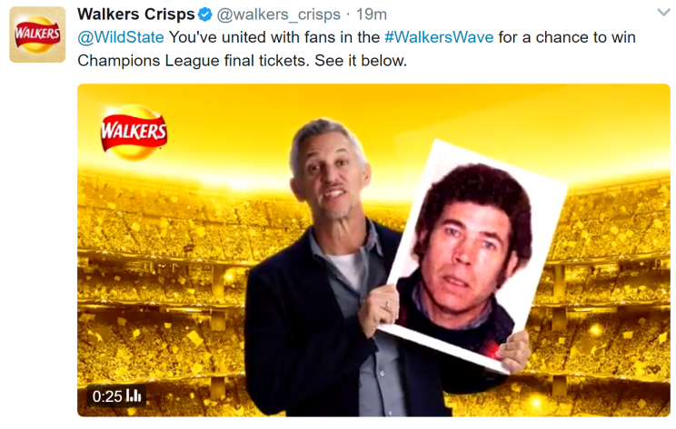 Fred West appeared on Walkers’ page.