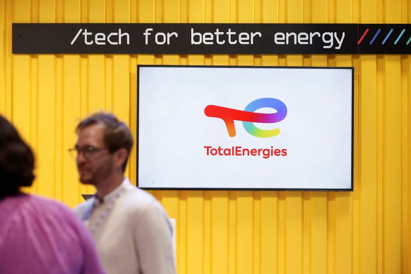 El stand de TotalEnergies, en la conferencia Viva Technology en París