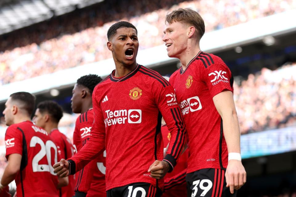 Marcus Rashford opened the scoring with an absolute thunderbolt (Getty Images)