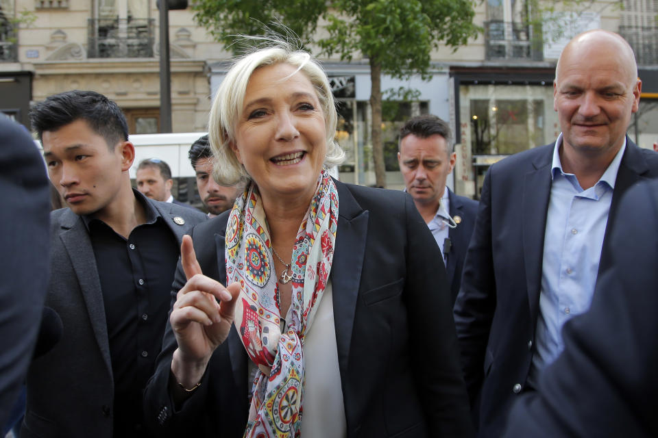 French far-right leader Marine Le Pen