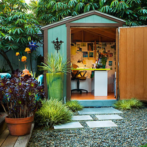 Light-filled Windowed Shed