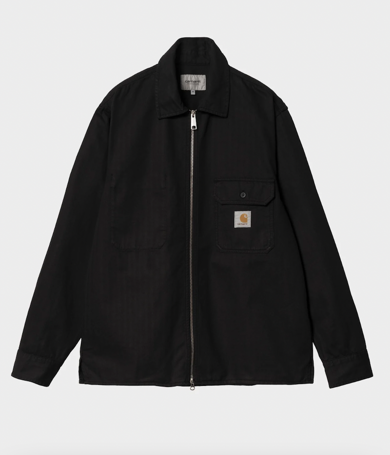 <p><a href="https://us.carhartt-wip.com/products/rainer-shirt-jac-black-garment-dyed-140" rel="nofollow noopener" target="_blank" data-ylk="slk:Shop Now;elm:context_link;itc:0;sec:content-canvas" class="link rapid-noclick-resp">Shop Now</a></p><p>Rainer Shirt Jacket</p><p>carhartt-wip.com</p><p>$208.00</p>