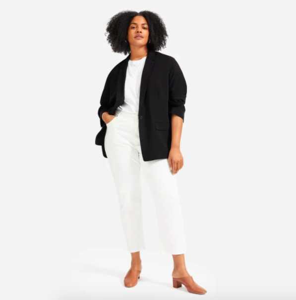 Everlane's new Easy Blazer will add a touch of structure to even your most relaxed clothes.