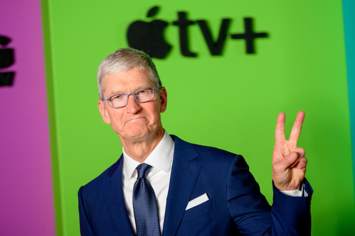 El CEO de Apple, Tim Cook, anunció la entrada de su empresa en la retransmisión deportiva. (Foto: Roy Rochlin/WireImage)