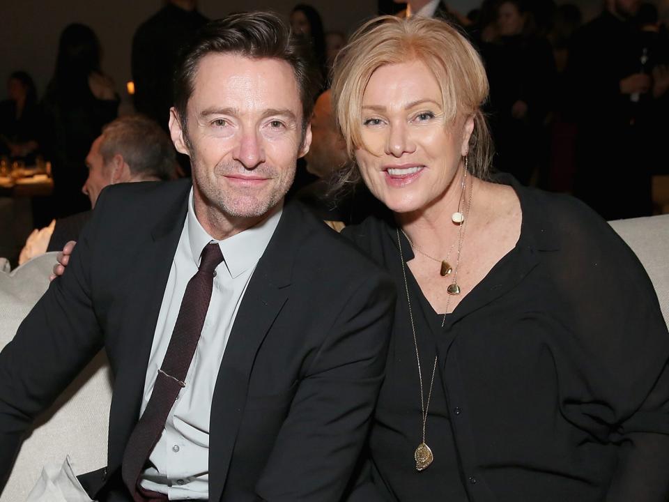 Hugh Jackman and Deborra-Lee Furness attend the 2017 Stephan Weiss Apple Awards on June 7, 2017 in New York City