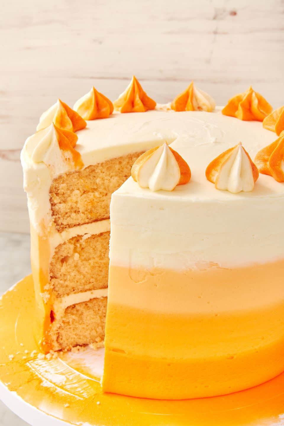 Creamsicle Ombre Cake