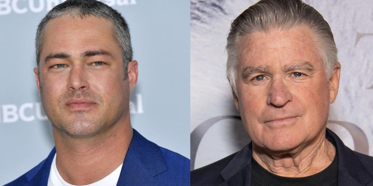 'chicago fire' cast members taylor kinney and treat williams