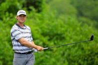 Apr 29, 2016; Avondale, LA, USA; Patton Kizzire tees off on the 2nd hole during the second round of the 2016 Zurich Classic of New Orleans at TPC Louisiana. Mandatory Credit: Derick E. Hingle-USA TODAY Sports