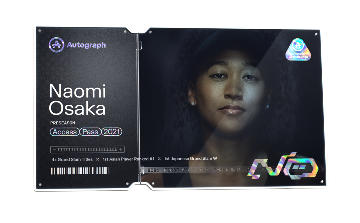 This is Naomi Osaka's second NFT collection and first with Autograph. (Photo by Autograph)