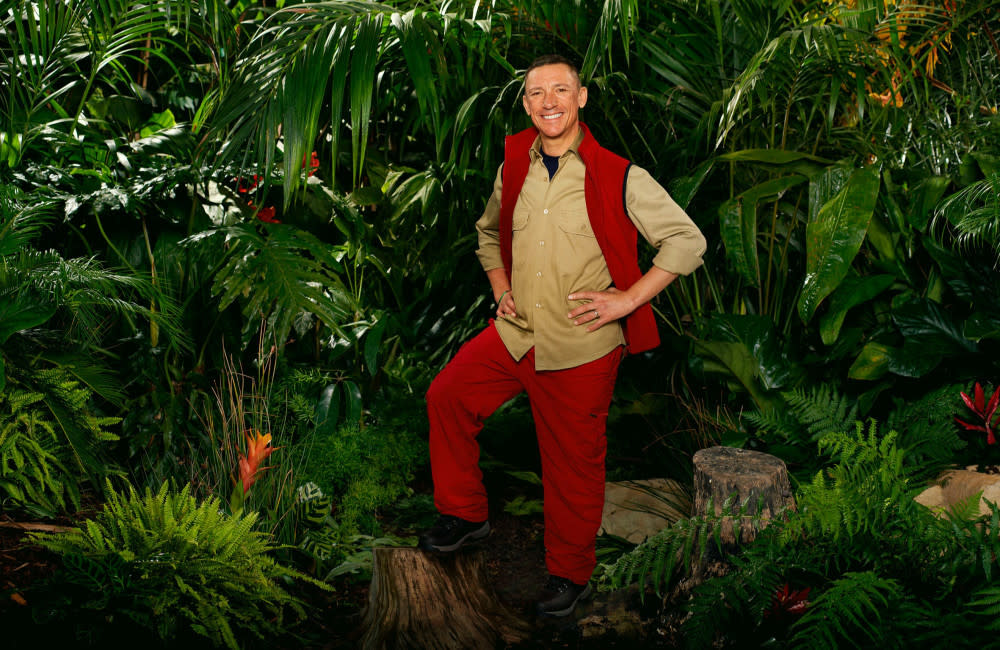 Frankie Dettori was the first celebrity voted out of the jungle credit:Bang Showbiz
