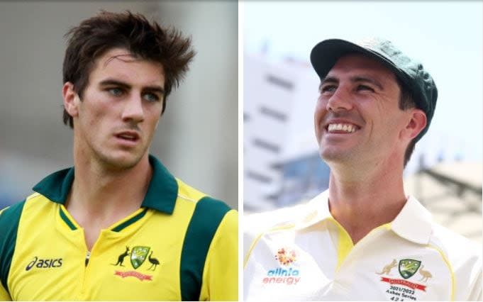 Pat Cummins then and now - The making of Pat Cummins: From men's cricket aged 13 to Australia's Ashes skipper... via a severed finger - PA/GETTY IMAGES