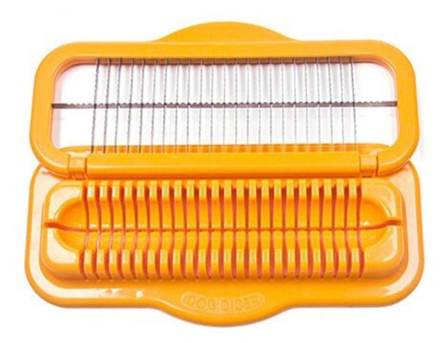 The Dog Dicer - A One-Of-A-Kind Hot Dog Slicer 