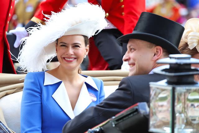 <p>Chris Jackson/Getty</p> Sophie Winkleman and Lord Frederick Windsor attend Royal Ascot on June 21, 2024