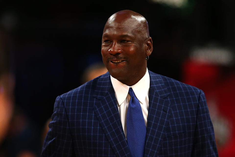 Michael Jordan Wearing Suit