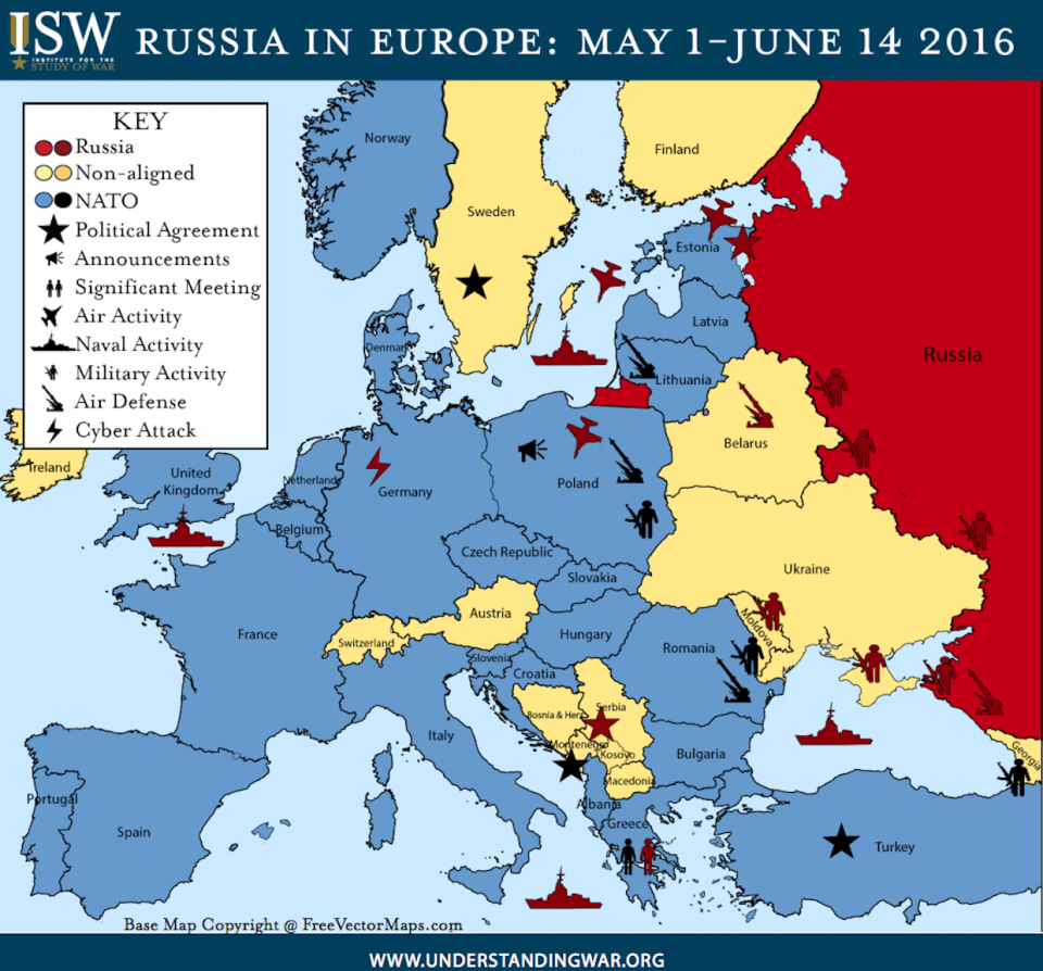 russia nato map